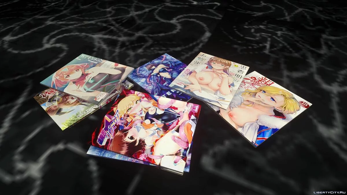 Журналы с мангой v3 / GTA San Andreas