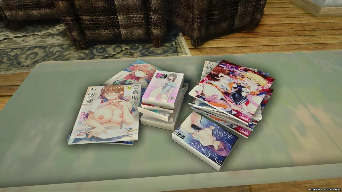 Журналы с мангой v3 / GTA San Andreas