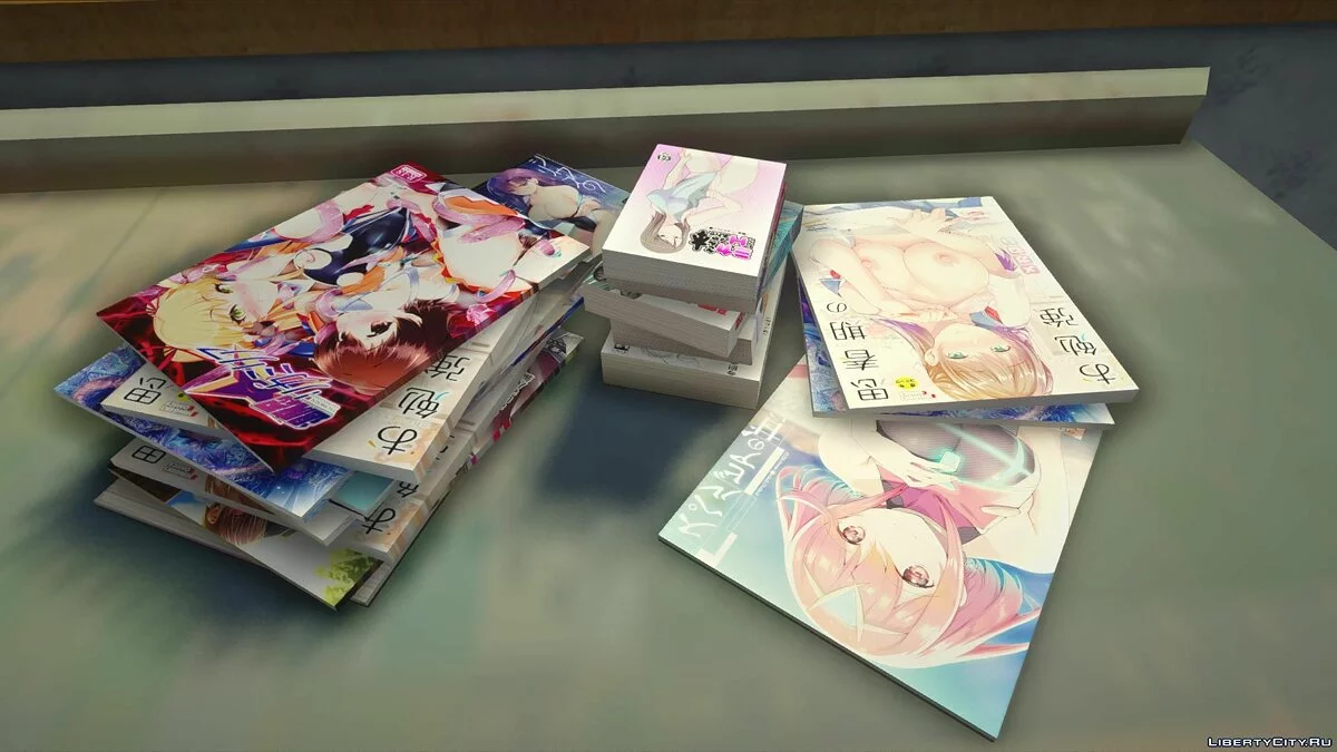 Журналы с мангой v3 / GTA San Andreas