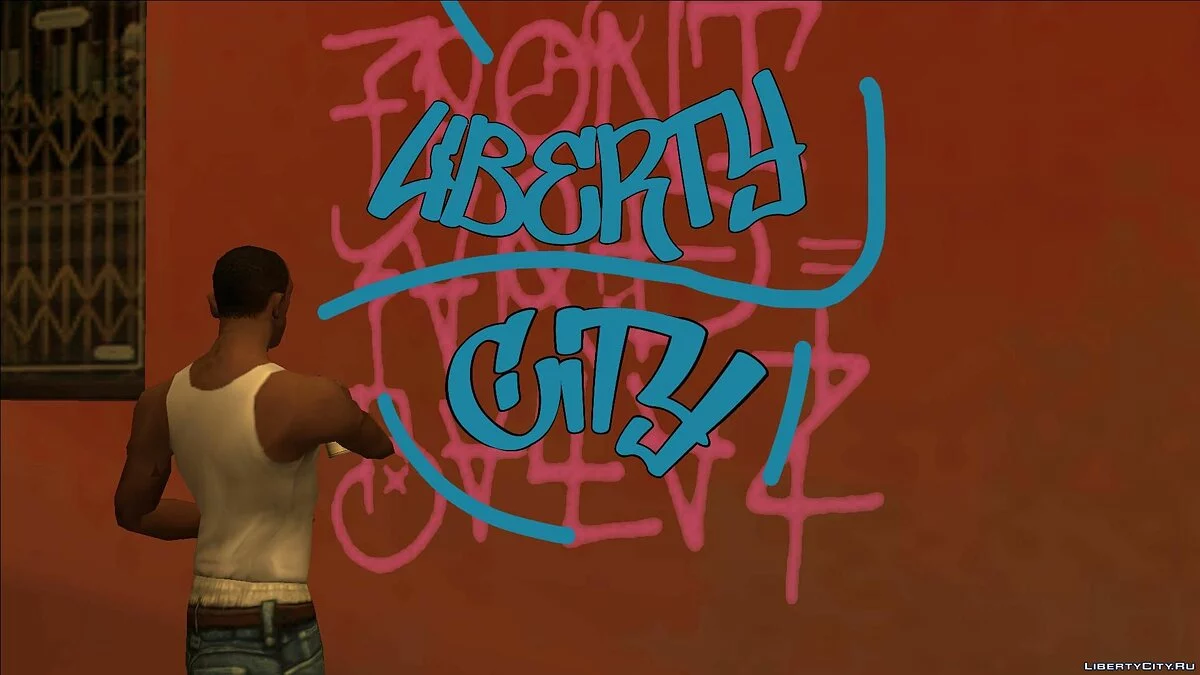 Liberty City Fan Graffity (4K) / GTA San Andreas