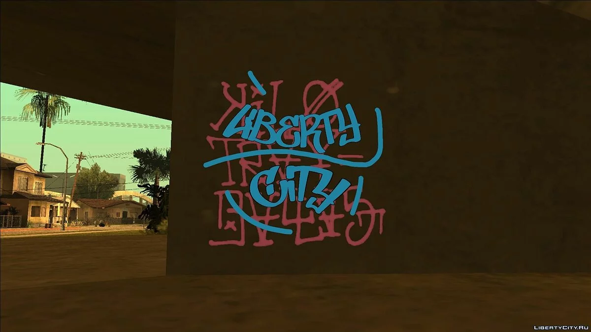 Liberty City Fan Graffity (4K) / GTA San Andreas