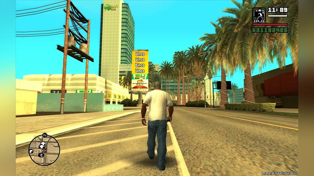 Радар, карта и иконки в стиле Red Dead Redemption 2 / GTA San Andreas