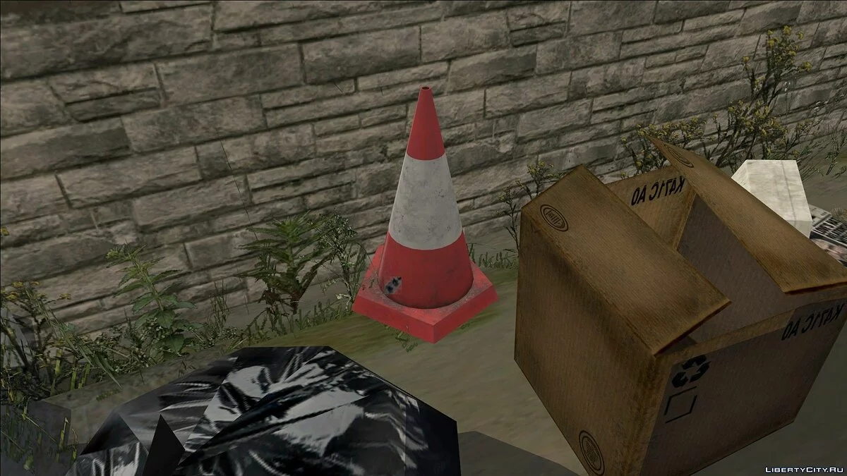 HQ Конус - HQ Traffic Cone / GTA San Andreas