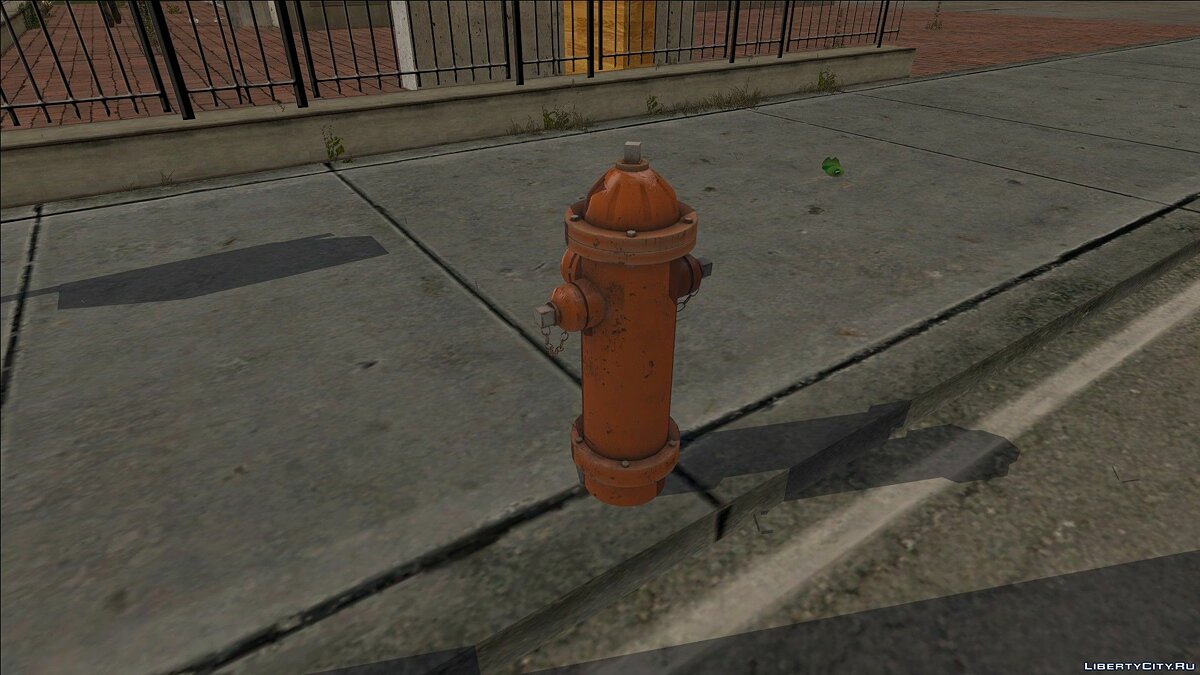 Скачать HQ Пожарный гидрант - HQ Hydrant для GTA San Andreas