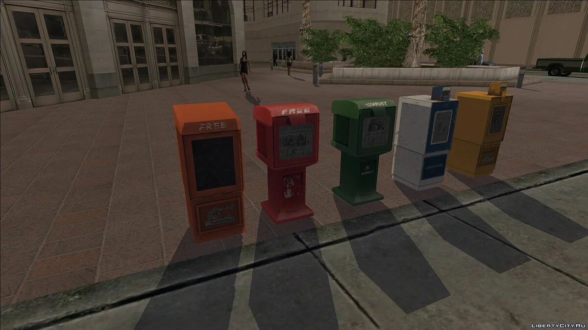 HQ Стенды с газетами - HQ News Stands / GTA San Andreas