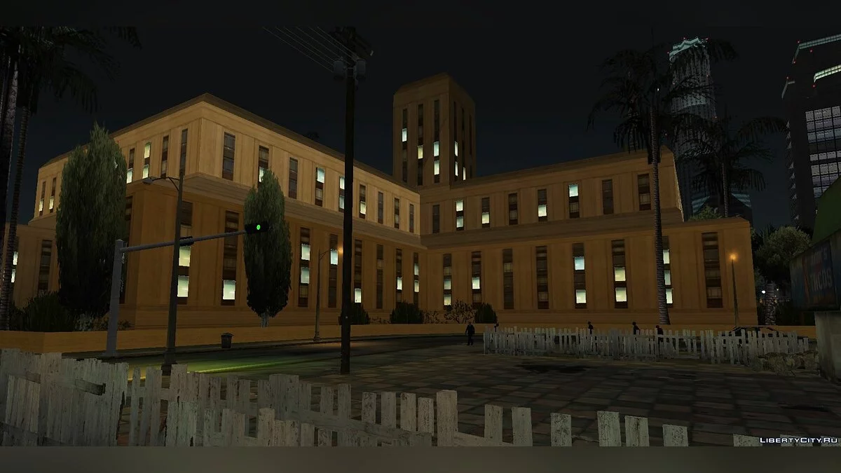 Ночные окна в HD / GTA San Andreas
