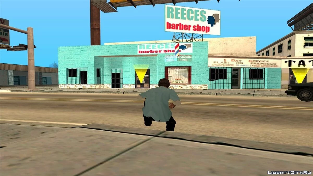 Ретекстур парикмахерской в Айдлвуде / GTA San Andreas