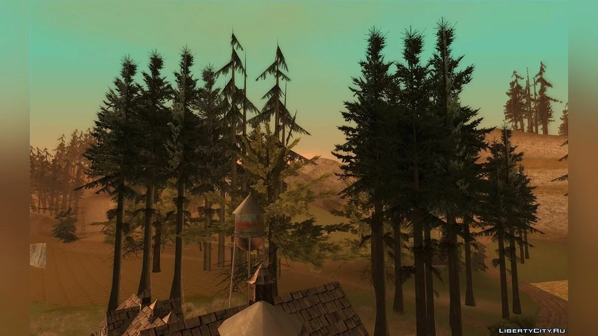 Правильная растительность (Ретекстур оригинальной растительности) / GTA San Andreas