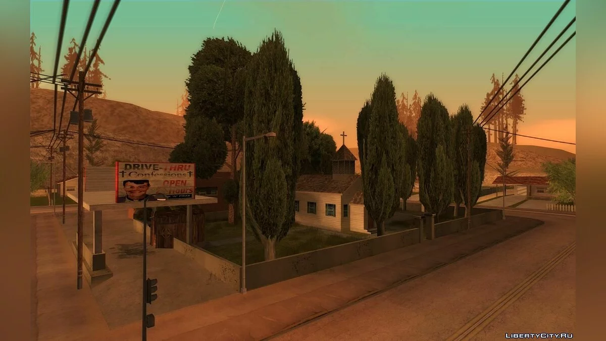 Правильная растительность (Ретекстур оригинальной растительности) / GTA San Andreas