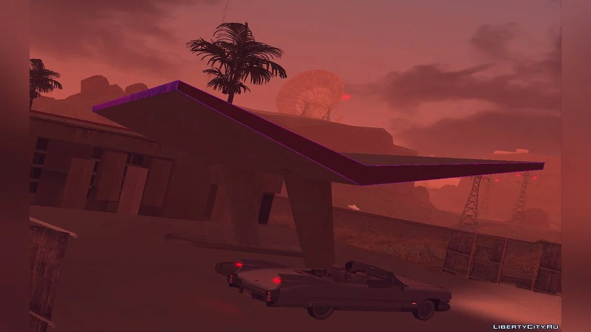 Ретекстур деревни Fort-Carson в неоновом стиле / GTA San Andreas