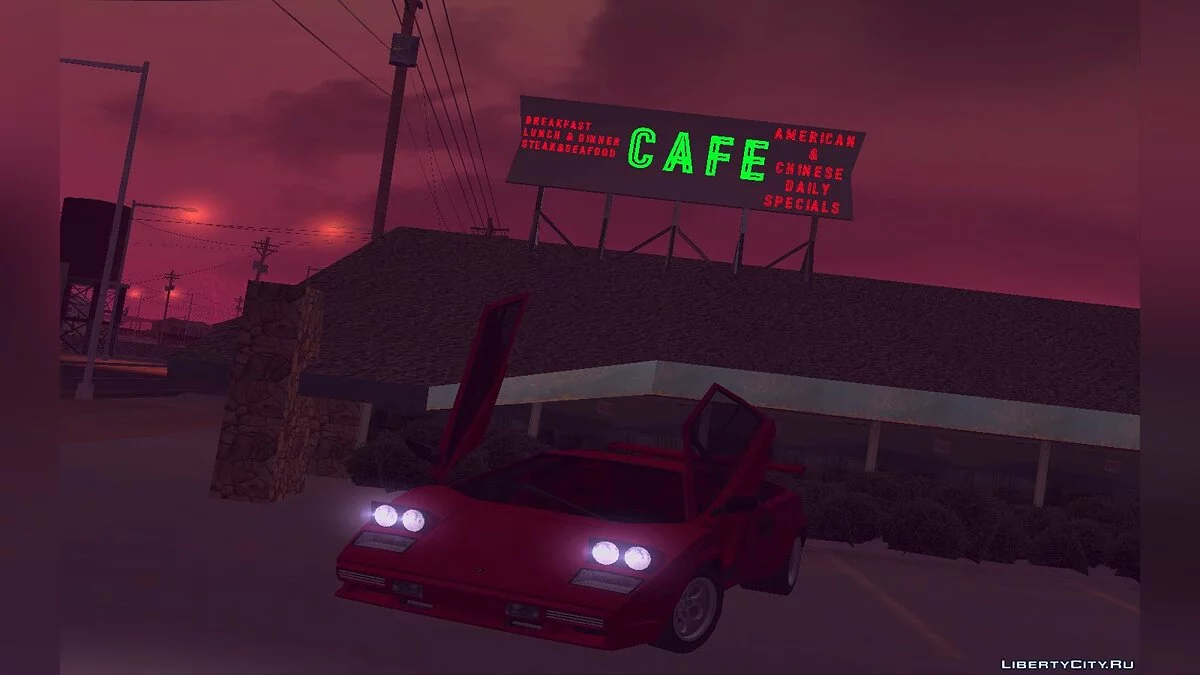 Ретекстур деревни Fort-Carson в неоновом стиле / GTA San Andreas