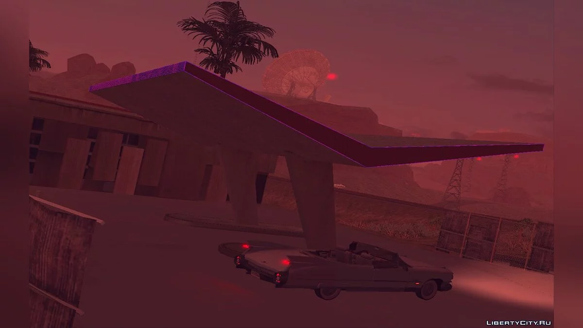 Ретекстур деревни Fort-Carson в неоновом стиле / GTA San Andreas