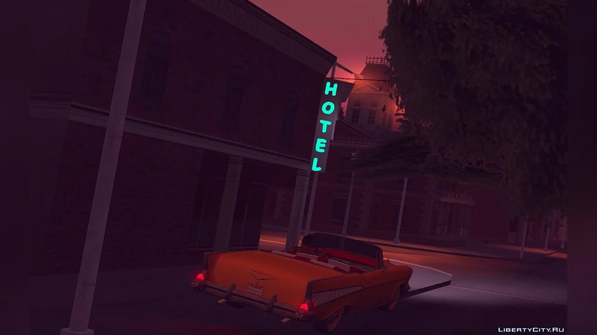 Ретекстур деревни Fort-Carson в неоновом стиле / GTA San Andreas