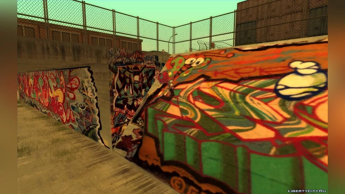Граффити Лос-Анджелеса из 90x / GTA San Andreas