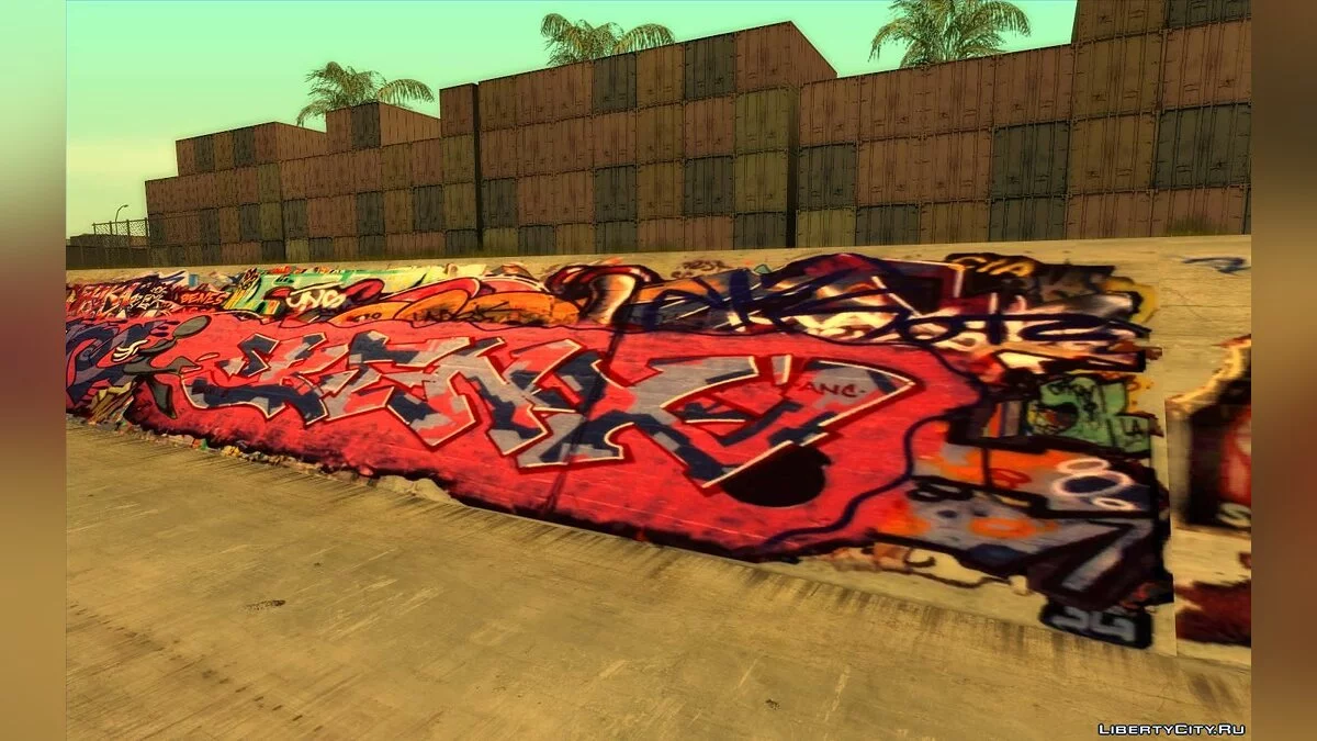 Граффити Лос-Анджелеса из 90x / GTA San Andreas