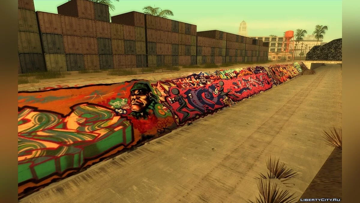 Граффити Лос-Анджелеса из 90x / GTA San Andreas