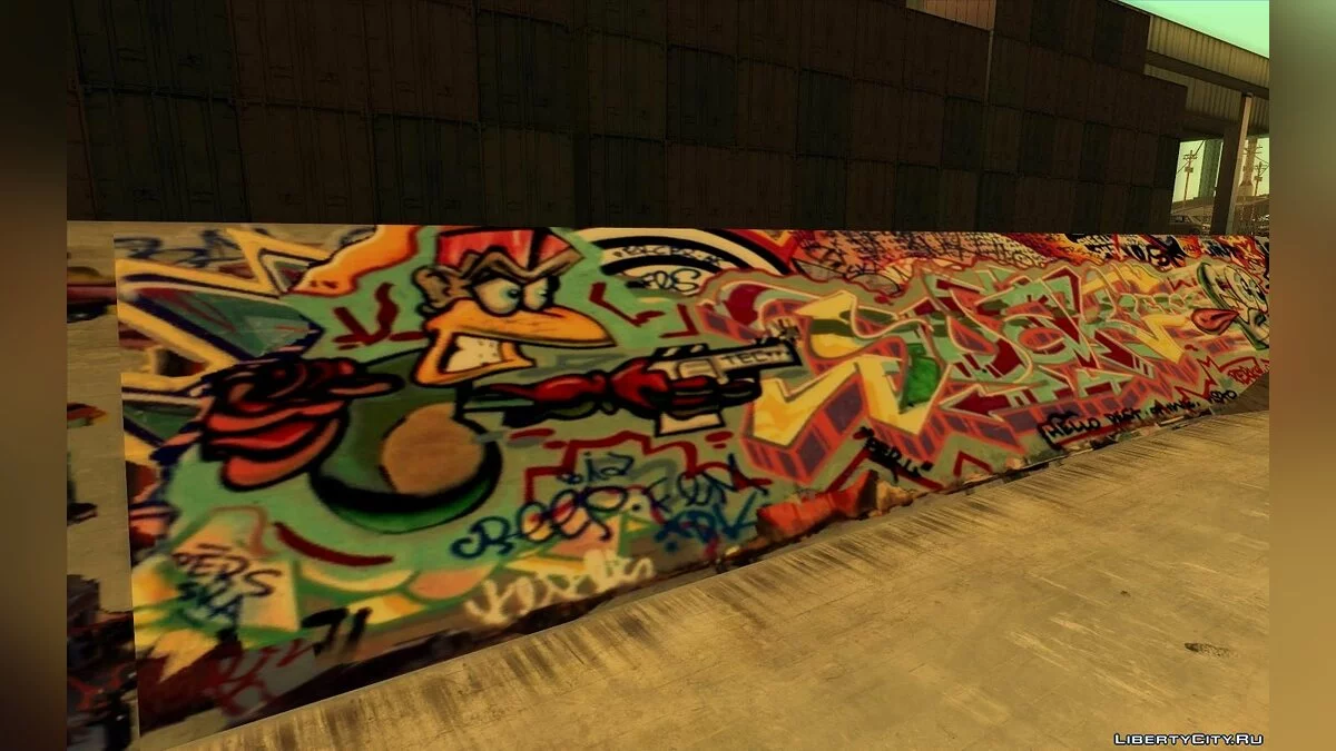 Граффити Лос-Анджелеса из 90x / GTA San Andreas