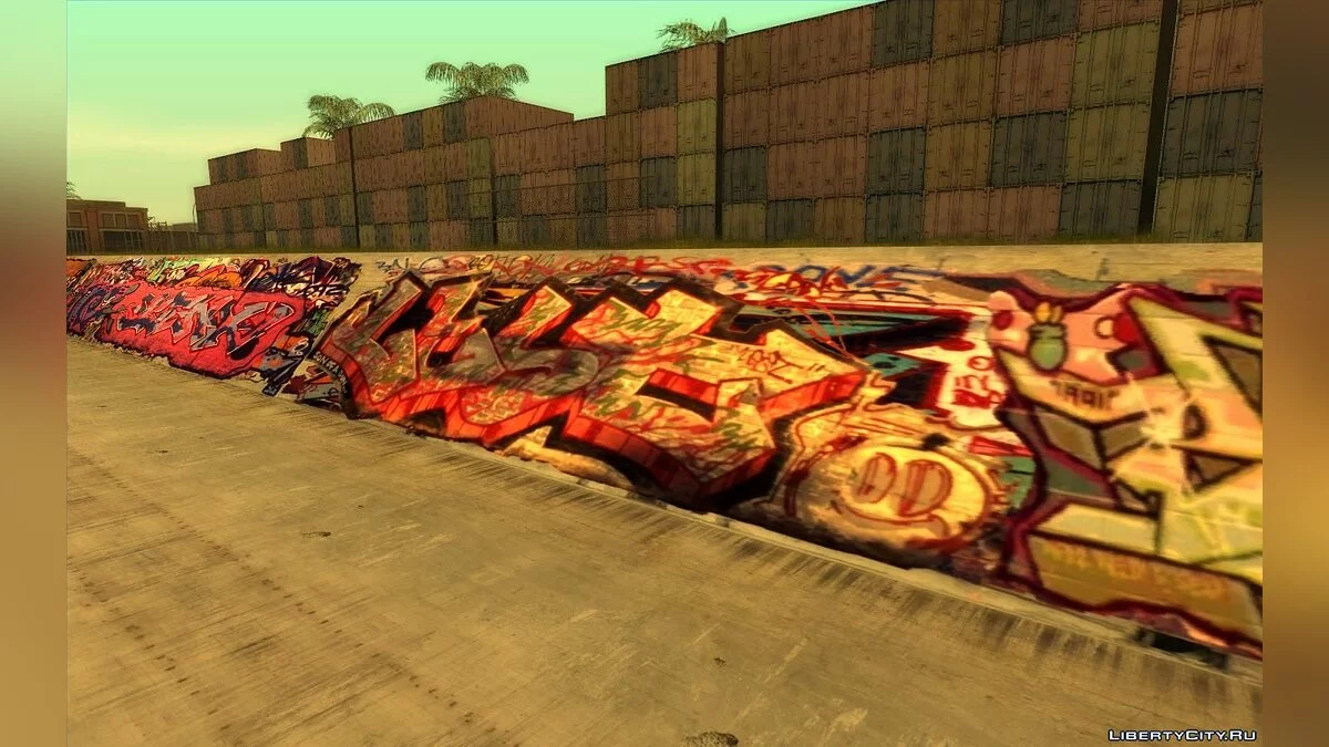 Граффити Лос-Анджелеса из 90x / GTA San Andreas