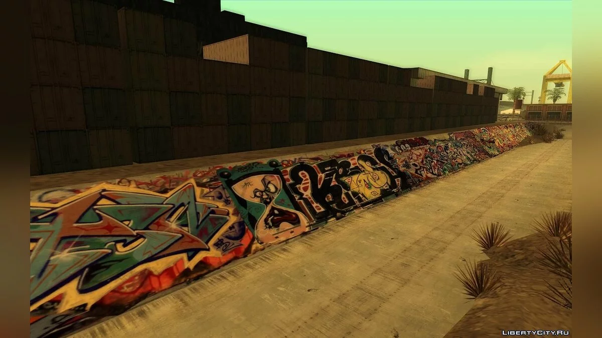 Граффити Лос-Анджелеса из 90x / GTA San Andreas