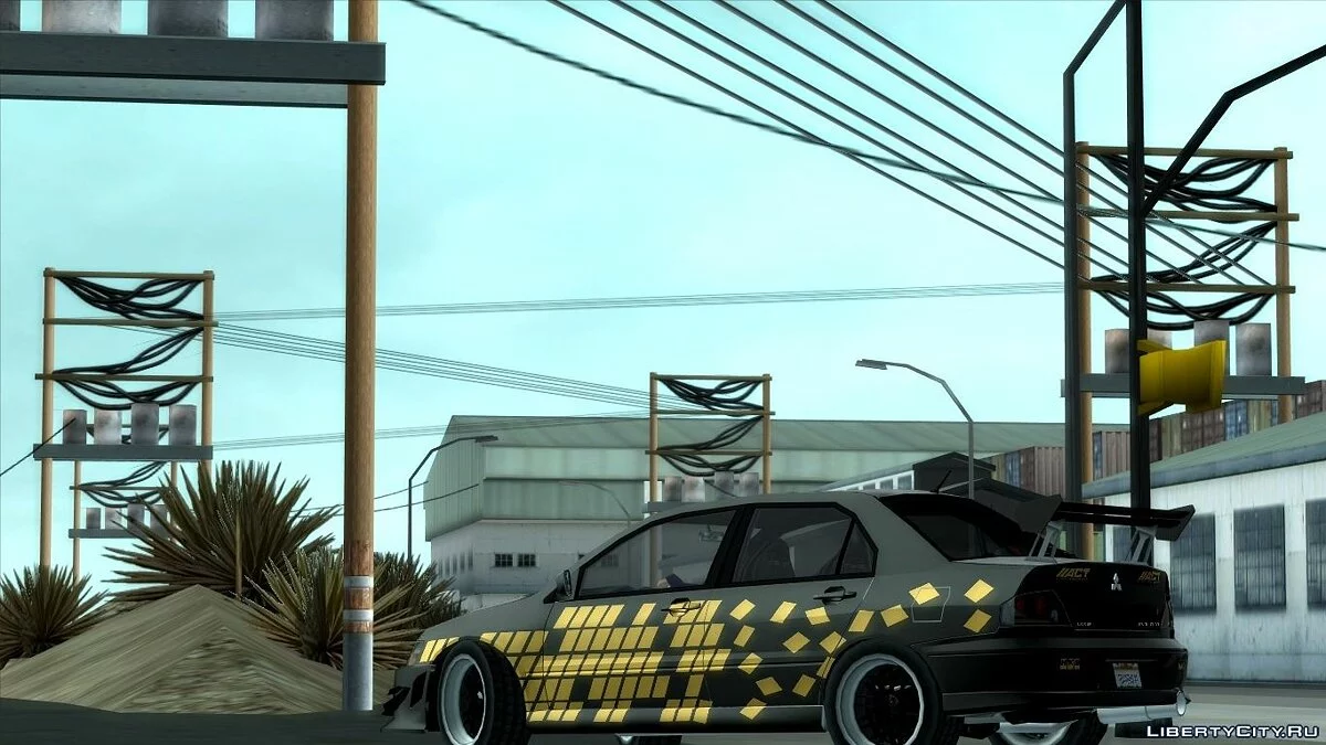 Mitsubishi Lancer Evolution VIII Arcade Mode SRS Vinyl / GTA San Andreas