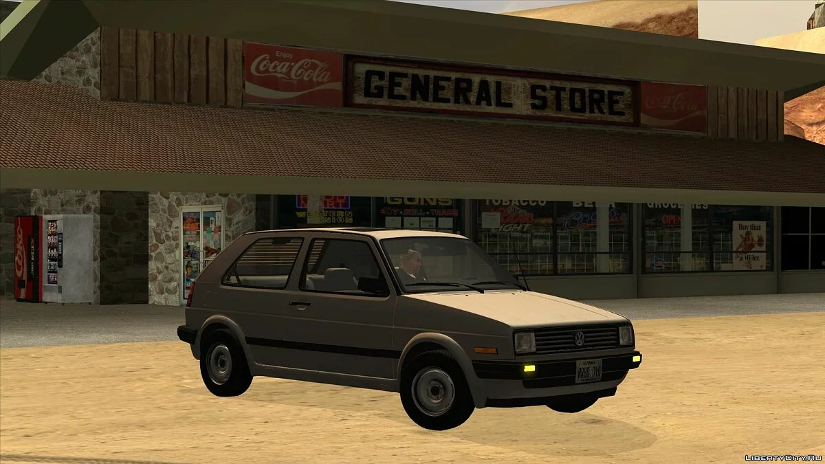 Новые текстуры магазинов в пустынной местности  / GTA San Andreas