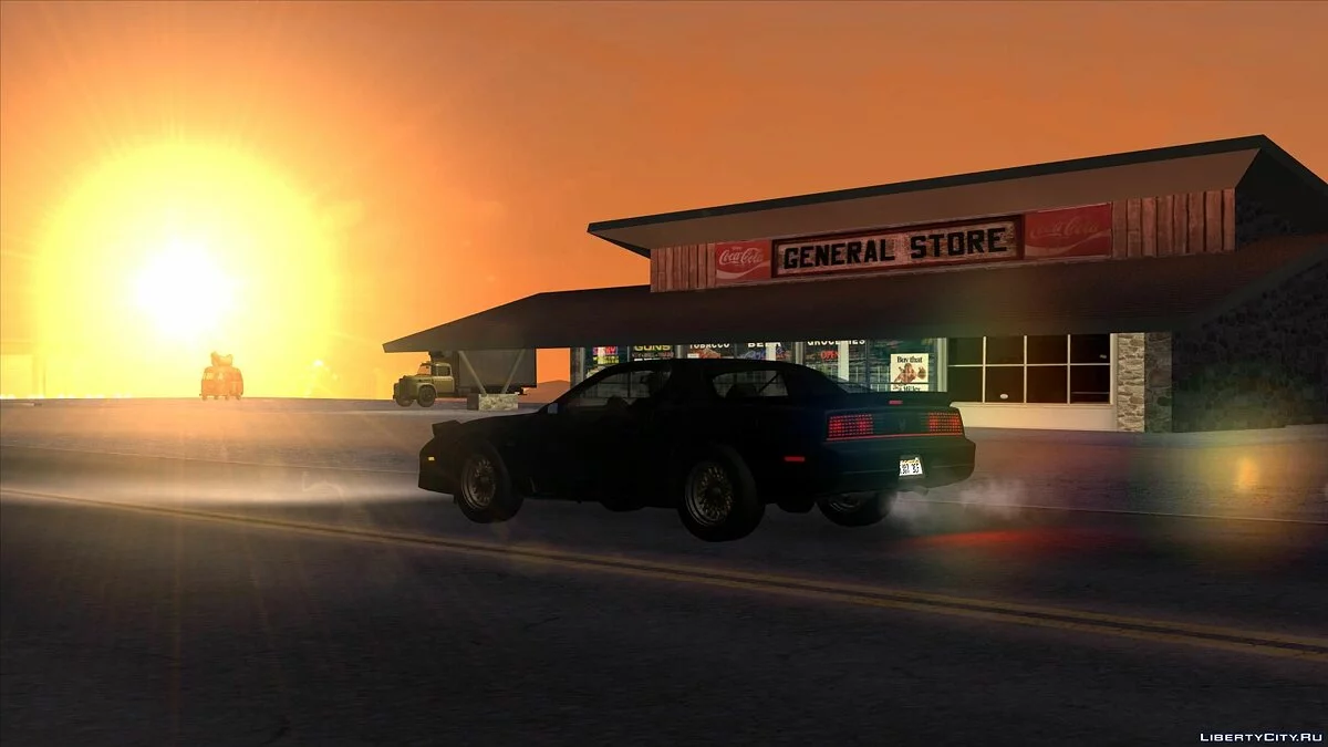 Новые текстуры магазинов в пустынной местности  / GTA San Andreas