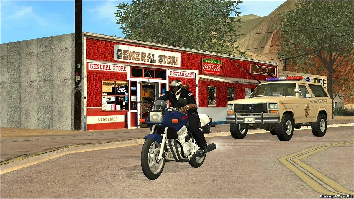 Новые текстуры магазинов в пустынной местности  / GTA San Andreas