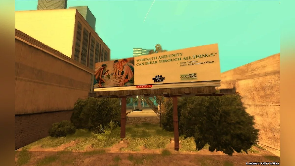 Реальные билборды Лос-Анджелеса 1992 года / GTA San Andreas