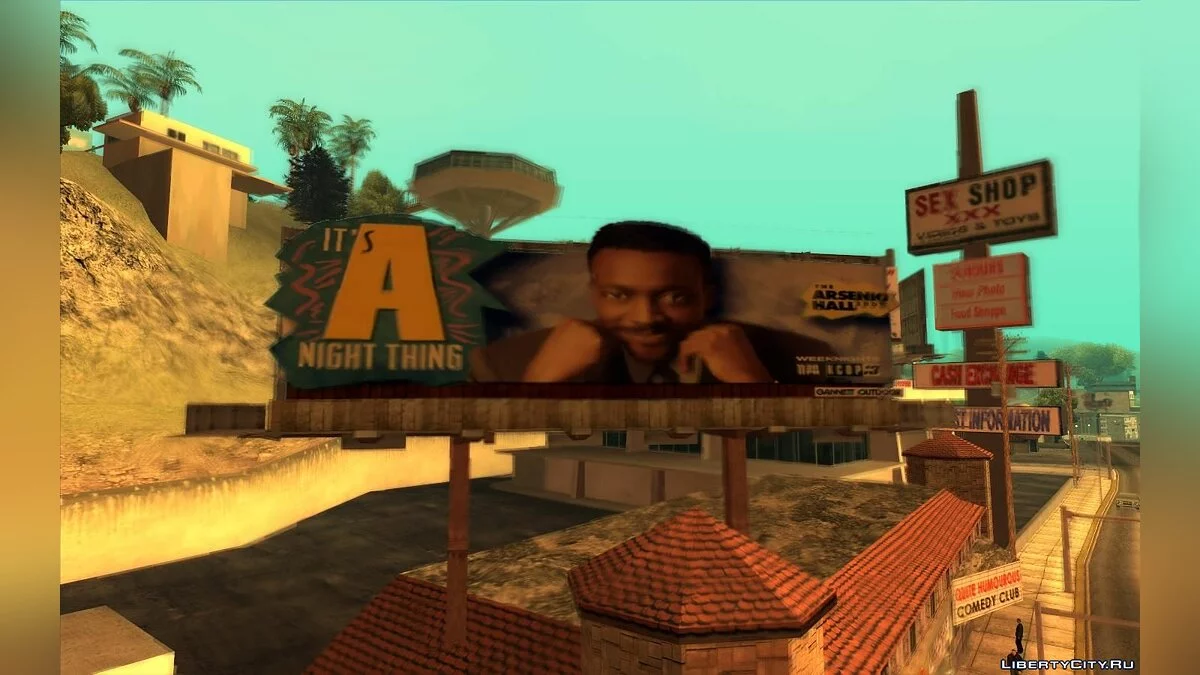 Реальные билборды Лос-Анджелеса 1992 года / GTA San Andreas