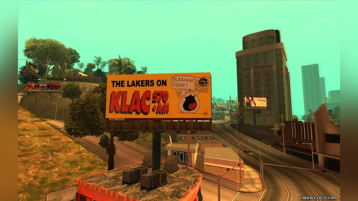 Реальные билборды Лос-Анджелеса 1992 года / GTA San Andreas