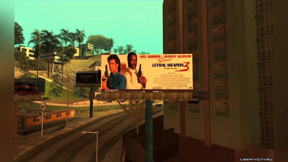 Реальные билборды Лос-Анджелеса 1992 года / GTA San Andreas
