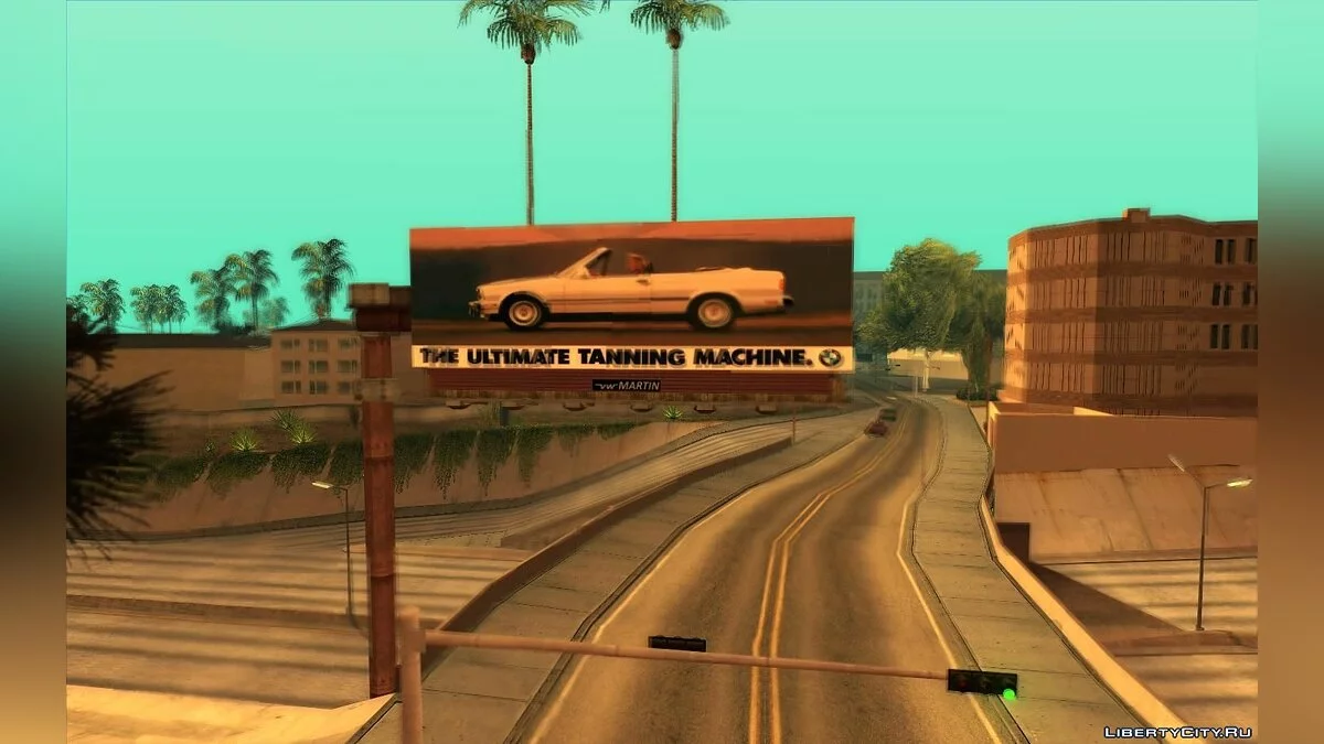 Реальные билборды Лос-Анджелеса 1992 года / GTA San Andreas