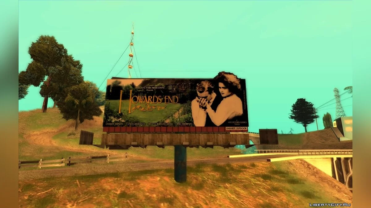 Реальные билборды Лос-Анджелеса 1992 года / GTA San Andreas
