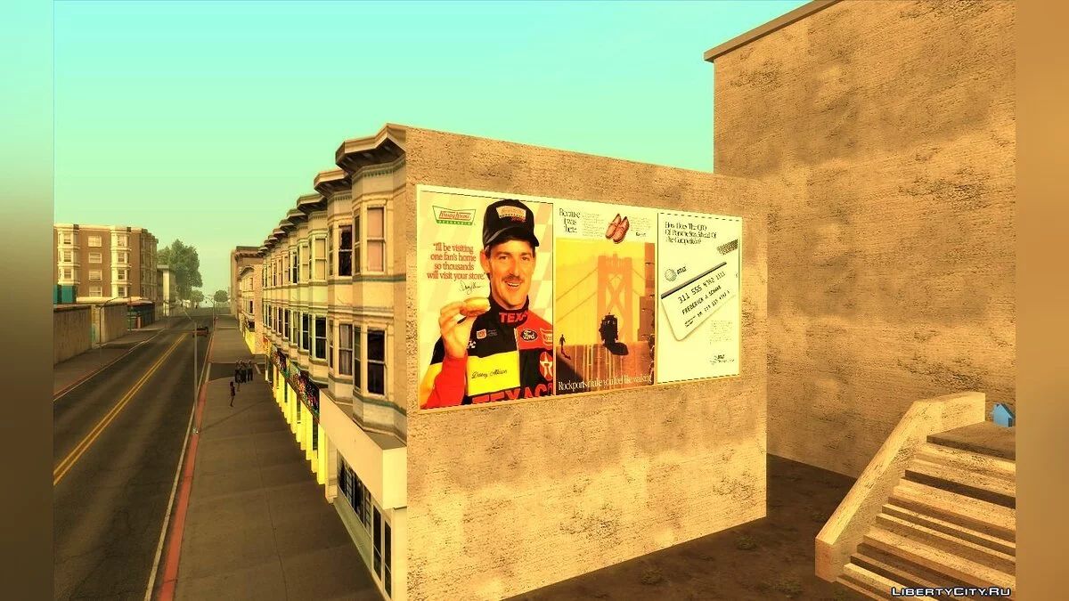 Реальные билборды Сан-Франциско 1992 года / GTA San Andreas