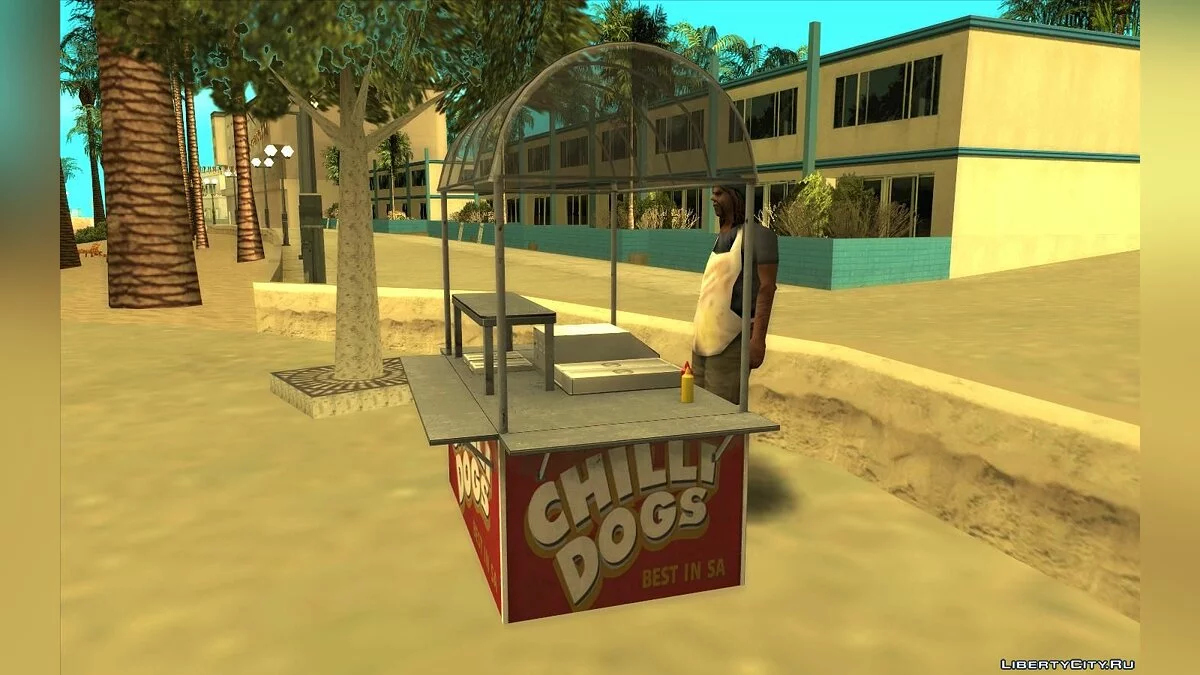 Улучшенные тележки с едой (Имеют HD качество) / GTA San Andreas