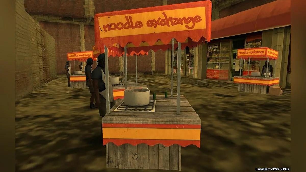 Улучшенные тележки с едой (Имеют HD качество) / GTA San Andreas