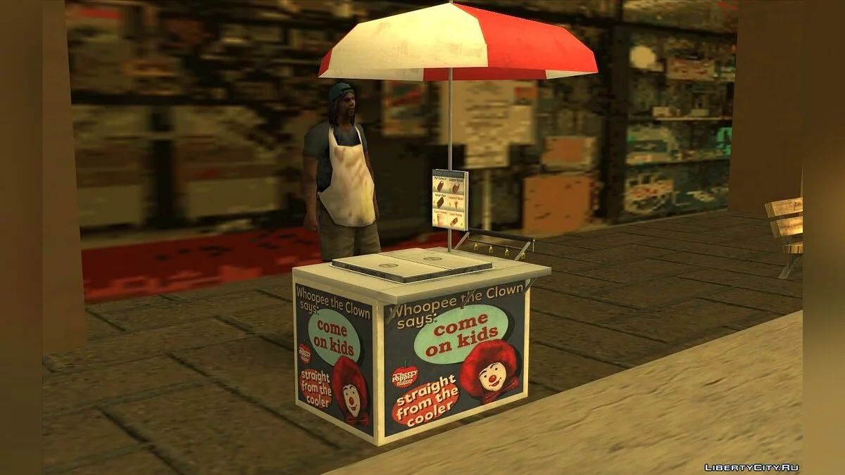 Улучшенные тележки с едой (Имеют HD качество) / GTA San Andreas