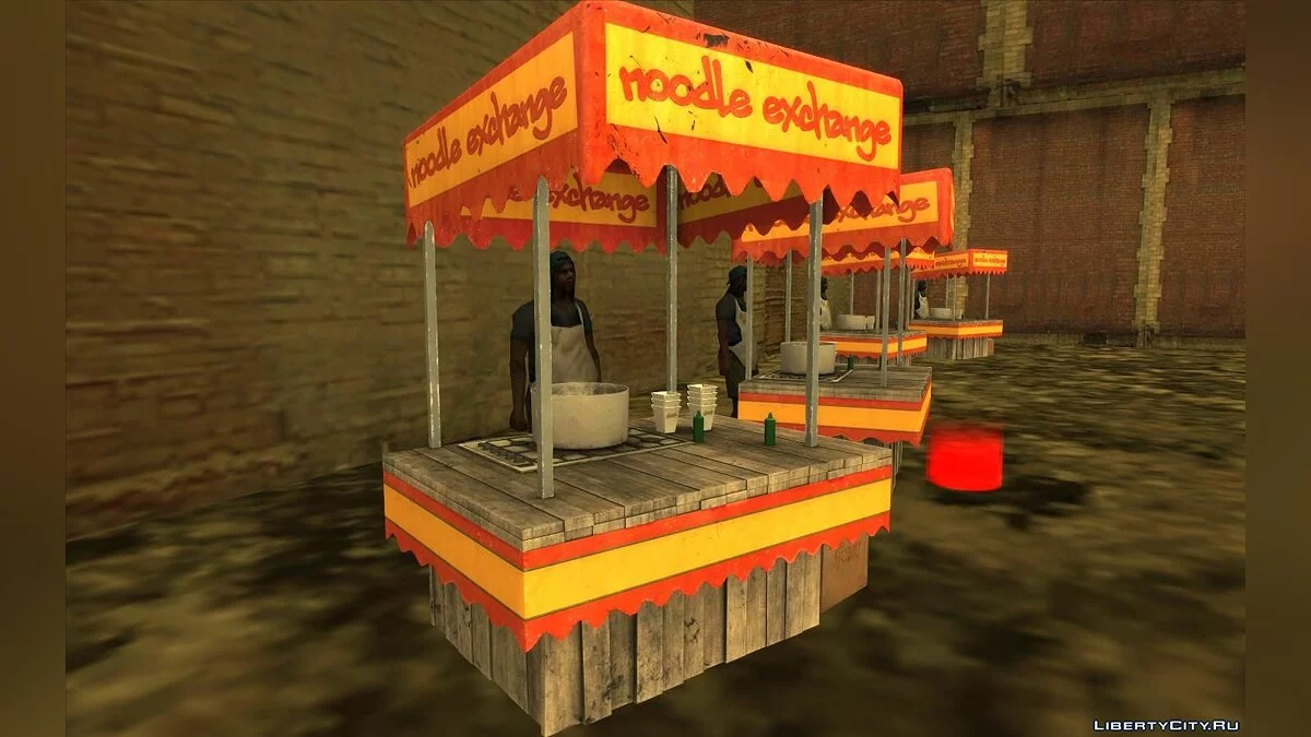 Улучшенные тележки с едой (Имеют HD качество) / GTA San Andreas