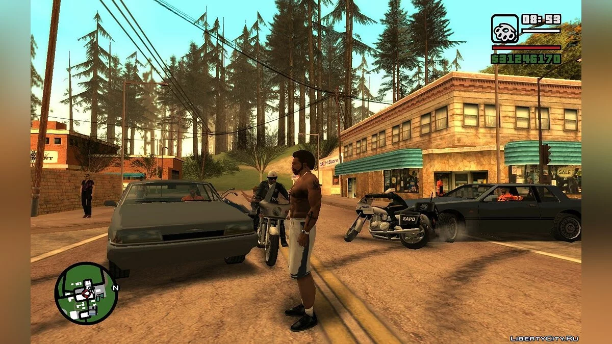 HD радар и карта / GTA San Andreas