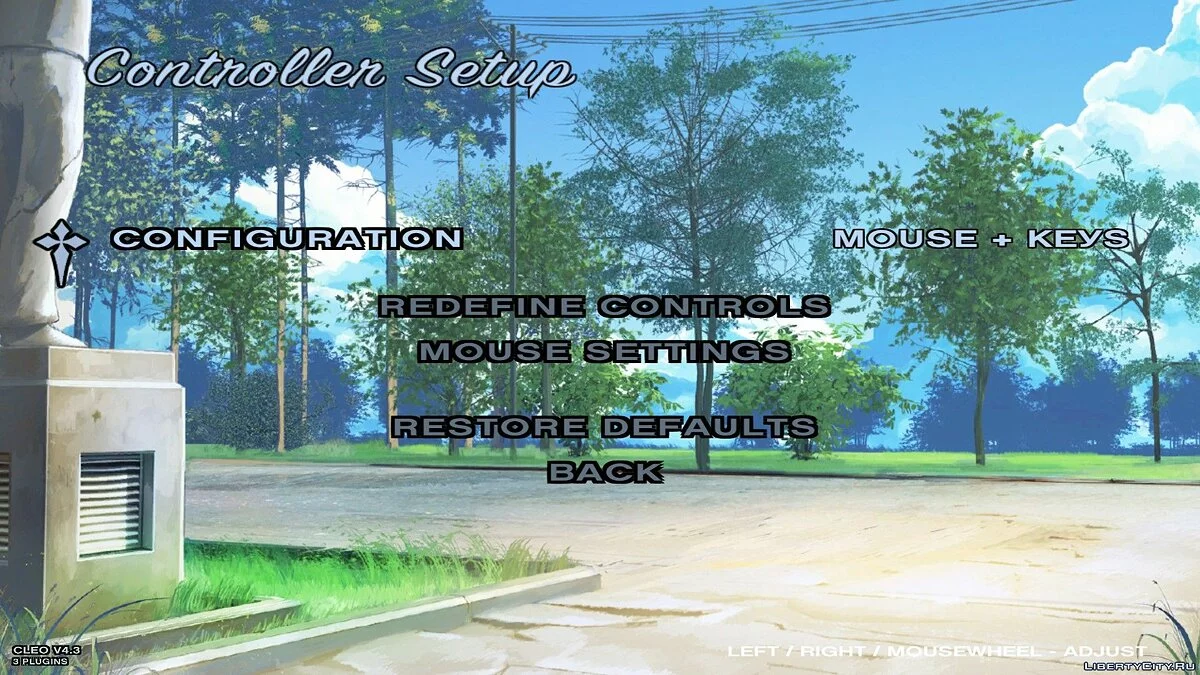 Новый фон меню в стиле Бесконечного Лета / GTA San Andreas
