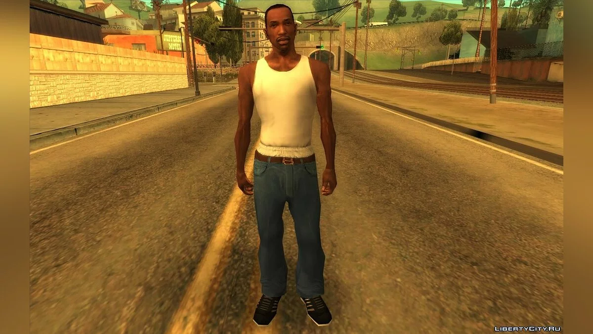 Правильный ретекстур Карла (HD текстуры для игрока) / GTA San Andreas