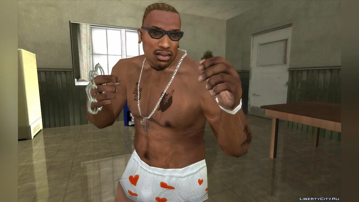 Правильный ретекстур Карла (HD текстуры для игрока) / GTA San Andreas