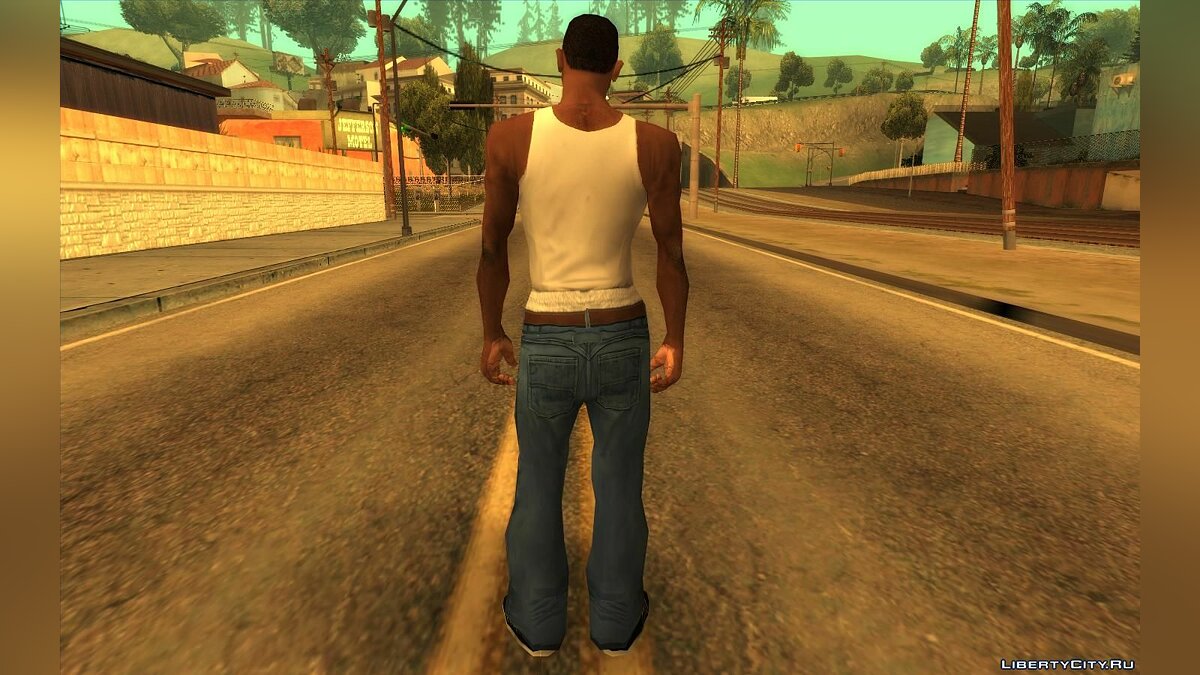 Скачать Правильный ретекстур Карла (HD текстуры для игрока) для GTA San  Andreas