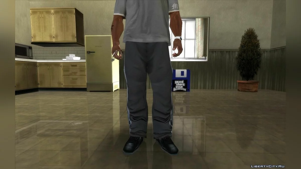 Правильный ретекстур Карла (HD текстуры для игрока) / GTA San Andreas