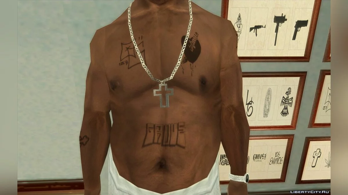 Правильный ретекстур Карла (HD текстуры для игрока) / GTA San Andreas
