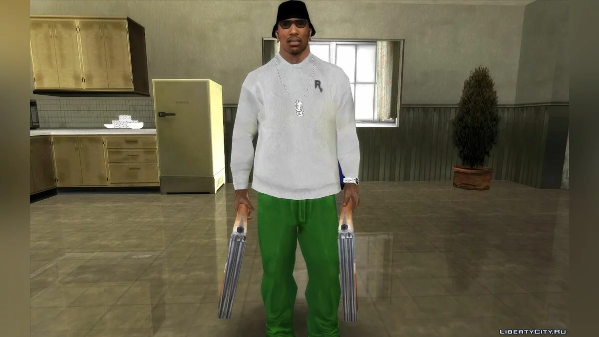 Правильный ретекстур Карла (HD текстуры для игрока) / GTA San Andreas