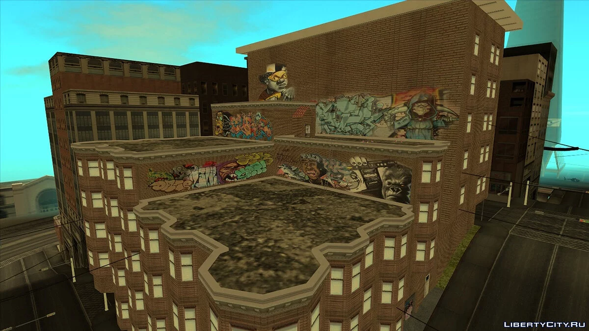Маппинг в многих местах Сан-Фиерро / GTA San Andreas