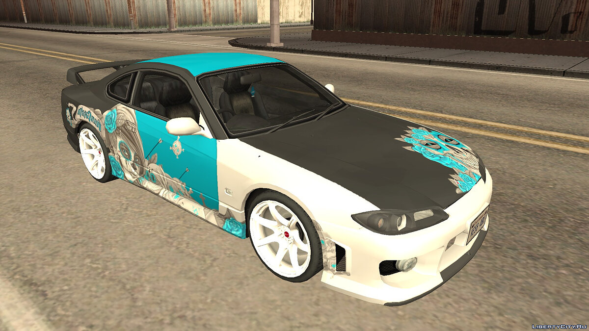 Скачать Nissan Silvia [S15] Vinyls Pack для GTA San Andreas