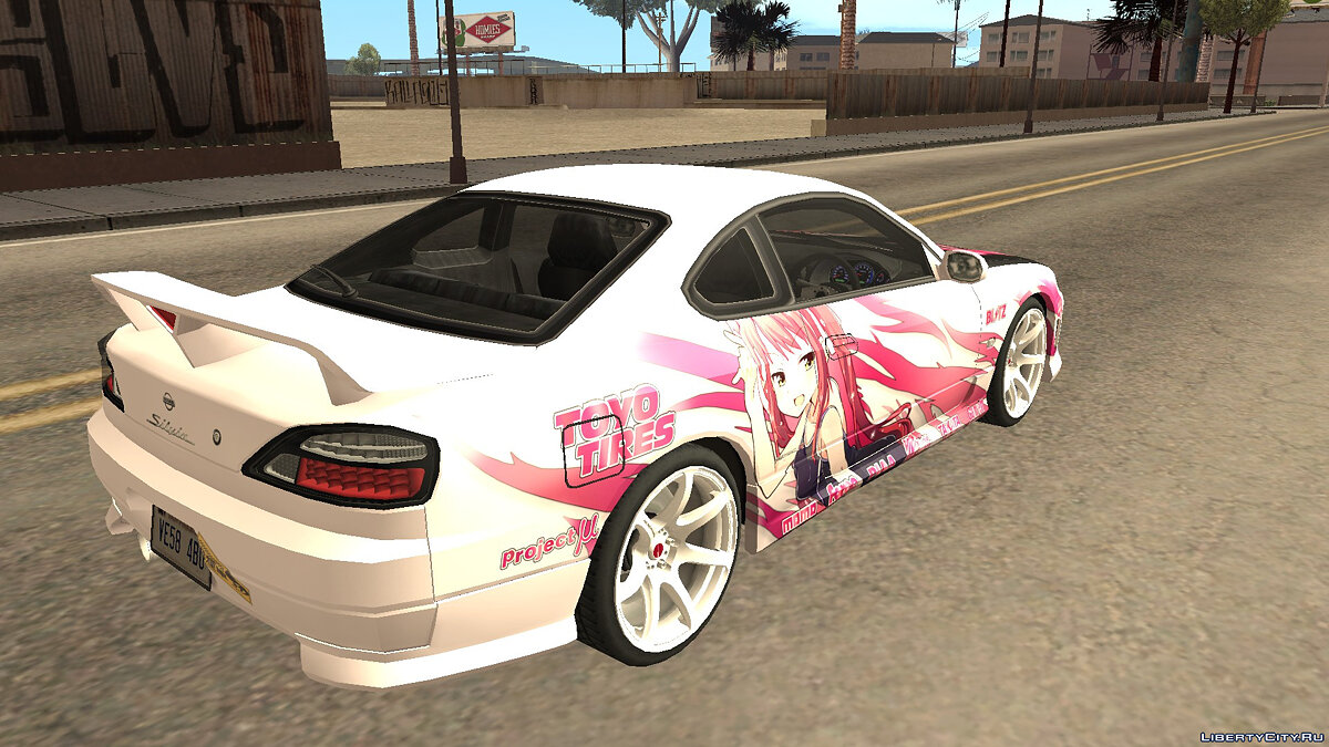 Скачать Nissan Silvia [S15] Vinyls Pack для GTA San Andreas