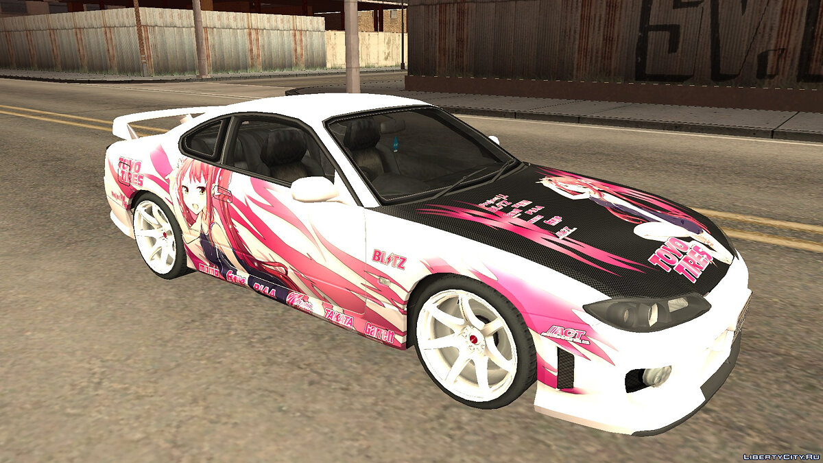 Скачать Nissan Silvia [S15] Vinyls Pack для GTA San Andreas